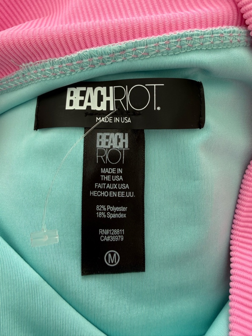 Beach Riot NEW Size M Emmy Colorblock High Waist Bikini Bottoms - Picture 8 of 9